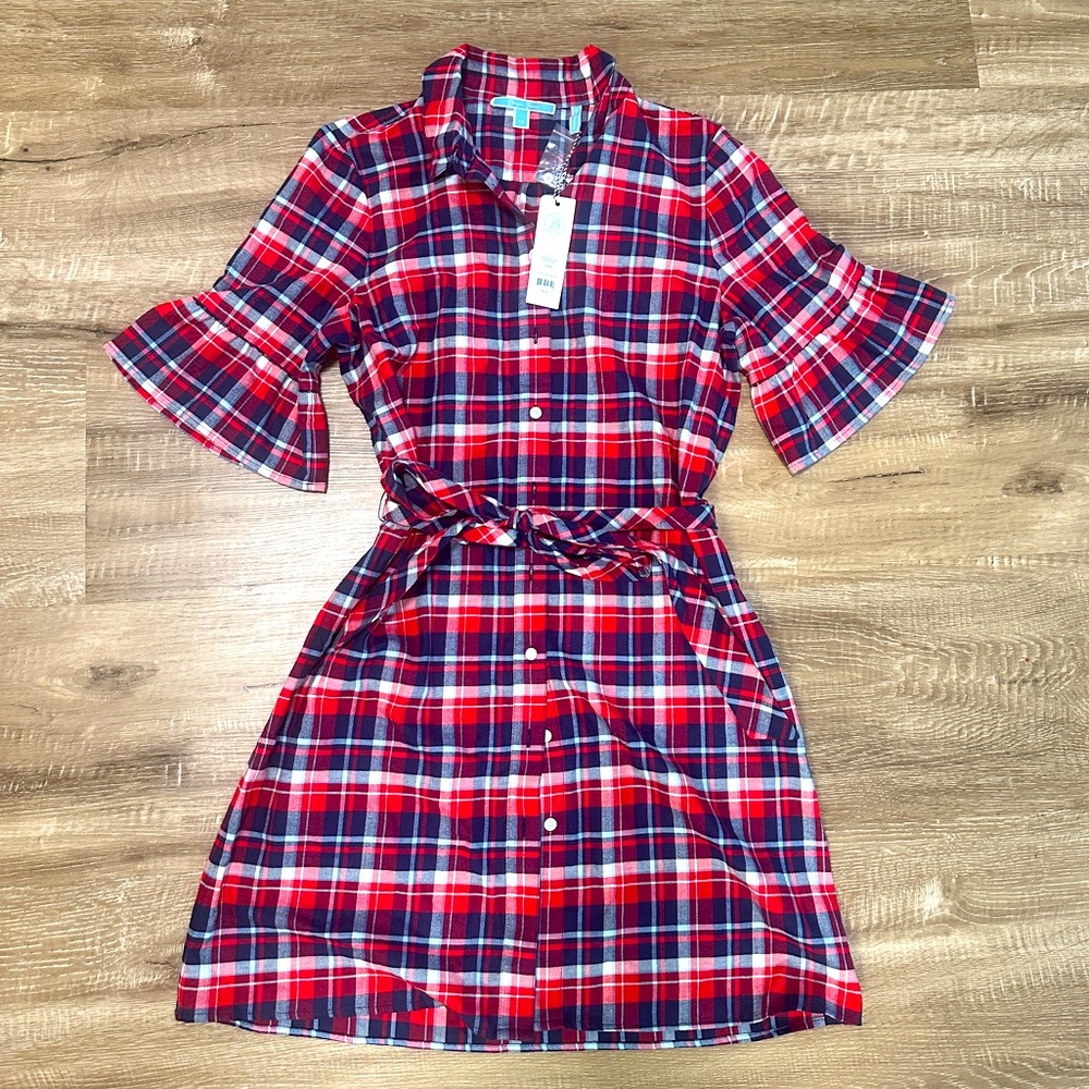 Draper James Plaid Dress | Size 12 | NWT | classic southern style